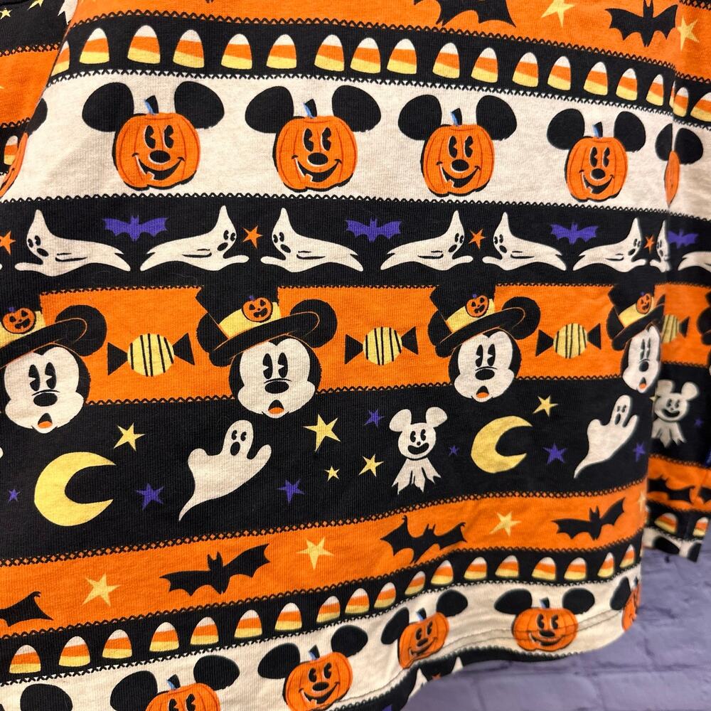 Disney Halloween Spirit Jersey BOO 2020 Mickey Mouse Jack O Lantern XS - Picture 4 of 9